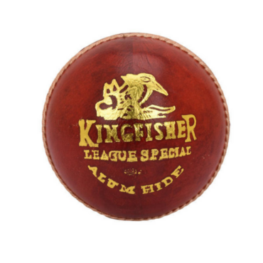 BDM King Fisher League Cricket Leather Ball (Pack of 1 & 6)