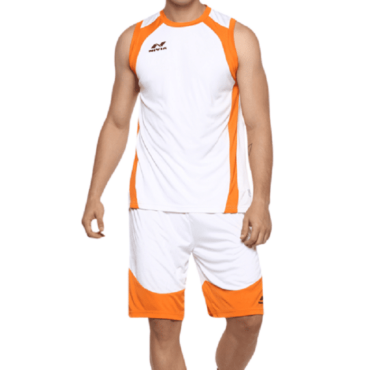 Nivia Phantom Basketball Jersey Set(White)