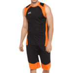 Nivia Phantom Basketball Jersey Set(Orange)