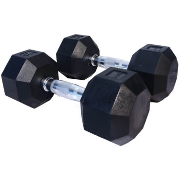 USI Octagon Rubber Dumbbell