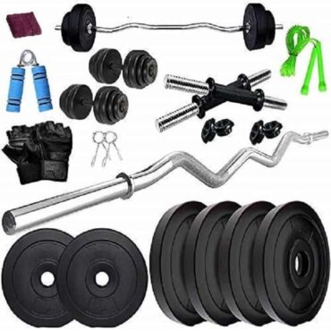 Bodyfit Home Gym Combo, Gym Equipment (30KG Combo)