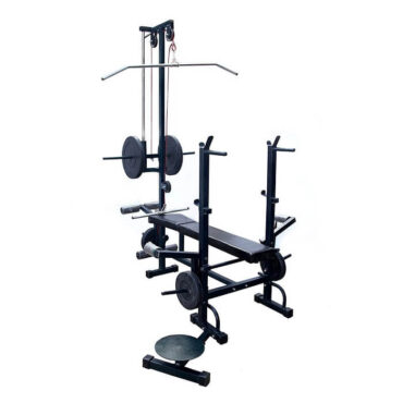 Bodyfit 20 in 1 Bench for Strong Muscles Building Workout (Black)