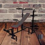 Bodyfit Home Gym Set, Home Gym Equipment Combo 8 in 1 Gym Bench (3)