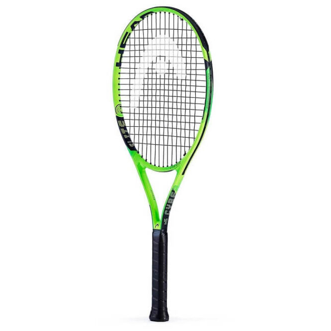 Head Mx Cyber Elite Tennis Racquet Strung (Green)
