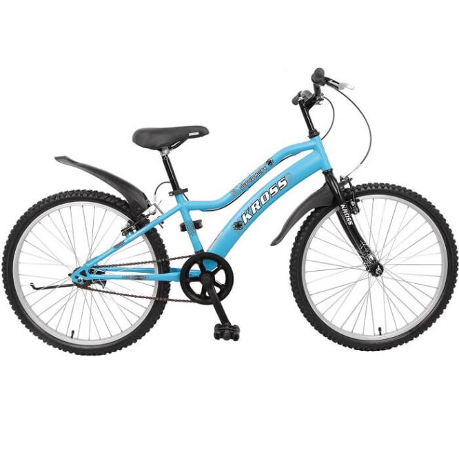 Kross spider 24 T Mountain Cycle (Single Speed, Blue)