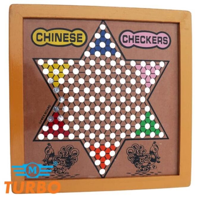 Turbo Chinese Checker 2 in1 Chess Board