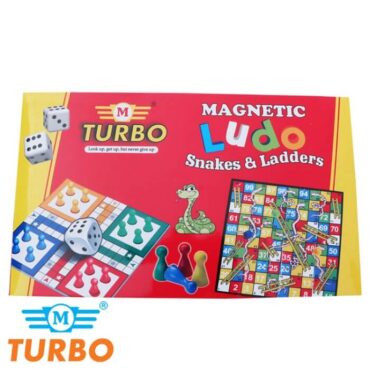Turbo Ludo Snakes & Ladder Magnetic with Coin Box