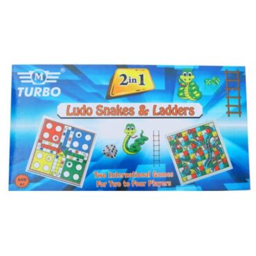 Turbo Ludo Snakes & Ladder with Coin Box