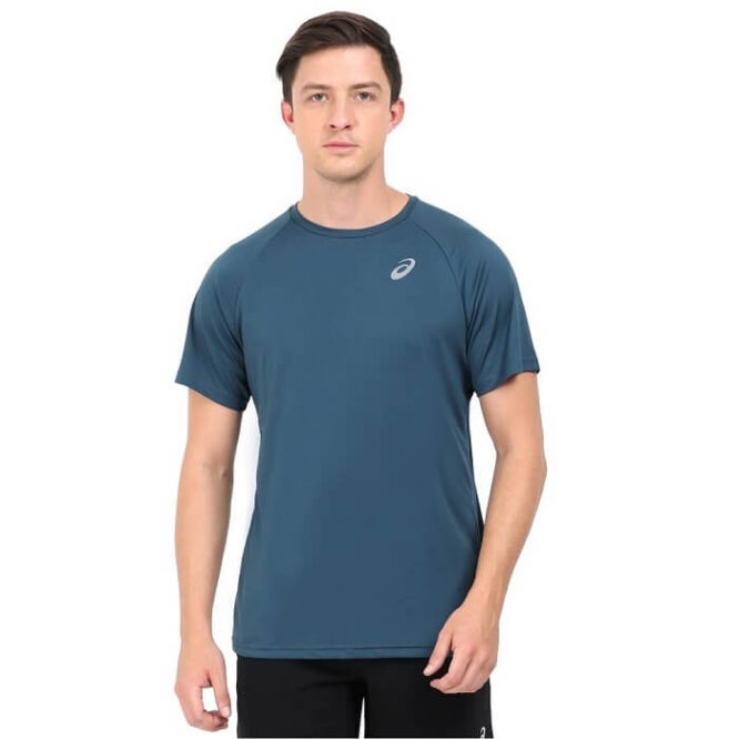 Asics Men's Run Short Sleeve T-Shirt - Magnetic Blue