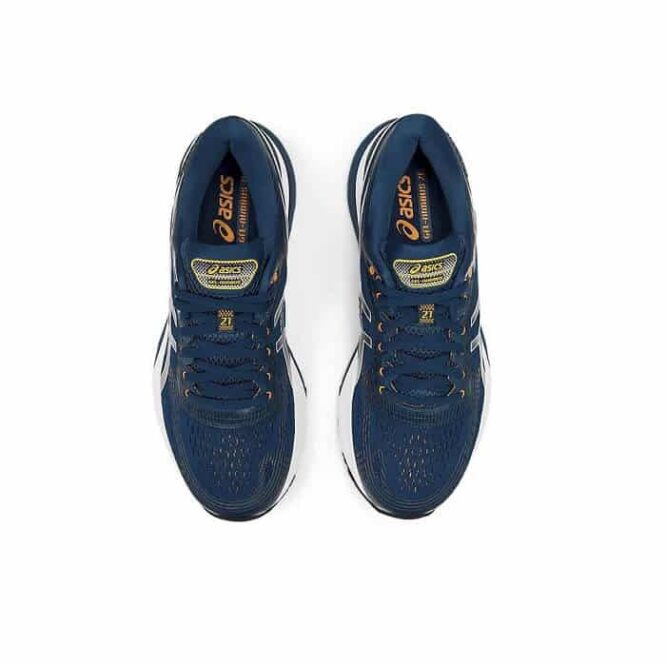 Asics Gel Nimbus 21 Men's Running Shoes - Indigo Blue Black
