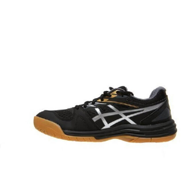Asics Upcourt 4 GS Badmintion Shoes (Black/Pure Silver)