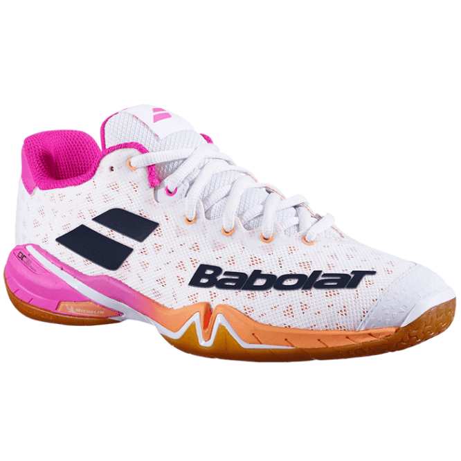 Babolat-Shadow-Tour-Women-Badminton-Indoor-ShoeWhitePink