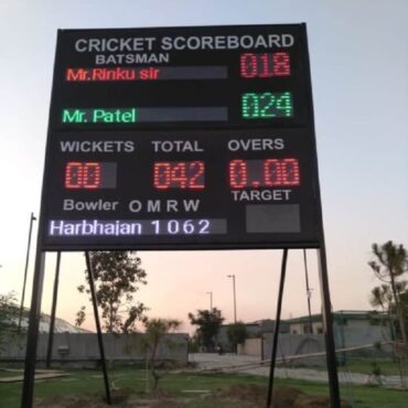 AE Special Cricket LED Score Board(Red Color)