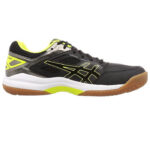 Asics Gel-Court Hunter Badminton Shoes (Black/Safety Yellow)
