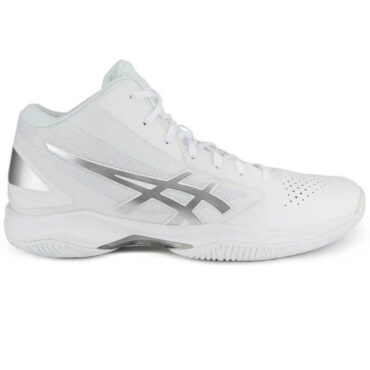 Asics GEL-HOOP V 10 Basketball Shoes (White/Silver)