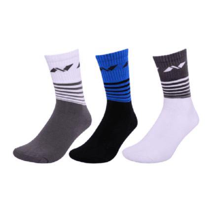 Nivia Multi Stripes Sports Socks (High Ankle)