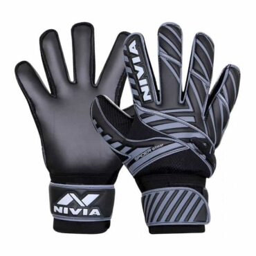 Nivia Ditmar Spider Football Goalkeeper Gloves (BLACK)