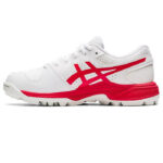 Asics Gel-Peake GS Cricket Shoes (White/Electric Red)
