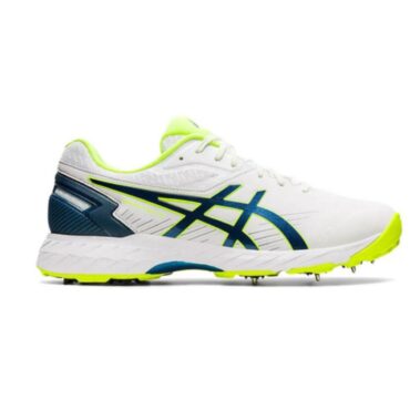 ASICS 350 Not Out FF Cricket Shoes (White/Mako Blue)