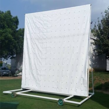 AE Special Cricket Canvas Roll Sight Screen-( White & Black)