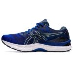 Asics Gel-Nimbus 23 Running Shoes(Monaco Blue/Bright Lime) P4