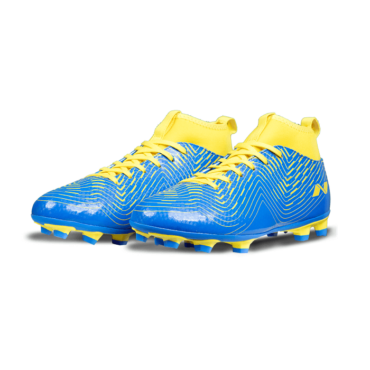 Nivia Pro Encounter 8.0 Football Shoes (Astra Blue/Yellow)