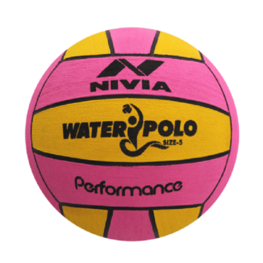Nivia Water Polo Rubber Moulded Swimming (Pink)