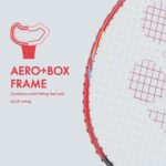 Yonex Astrox 01 Clear Badminton Racquet (Black/Red-Strung) p1