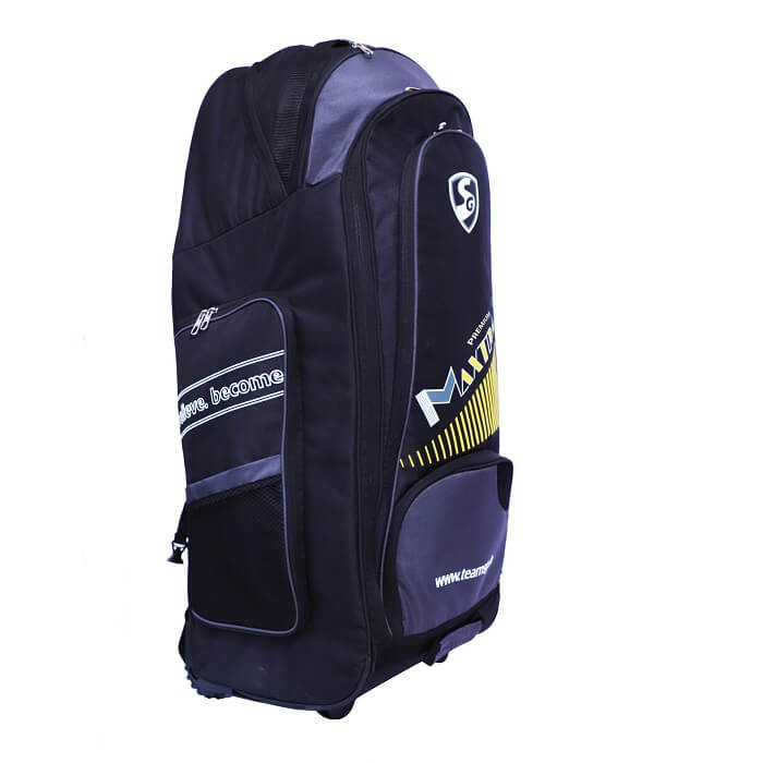 SG Multipak Cricket Kit Bag, Large (Orange/Black) - Cricket Bowling Machine  Manufacturer in India | Smart Technologies