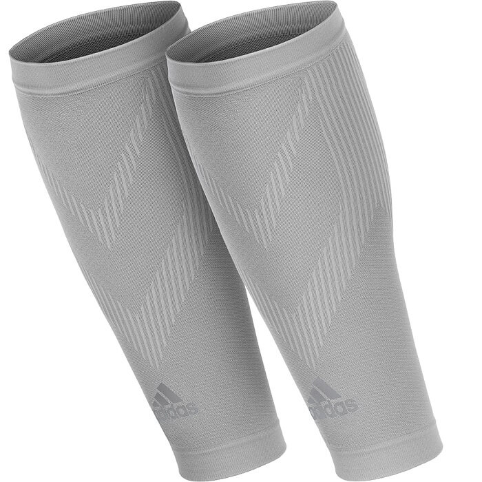 Adidas Compression Calf Sleeve-Black/Grey (S/M) – Sports Wing