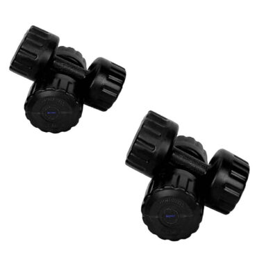 Bodyfit Combo PVC Dumbbells Set, Home Gym Exercise Equipment, Black PVC Coated Dumbbells, Fitness and Weights for Unisex (2 Pairs)