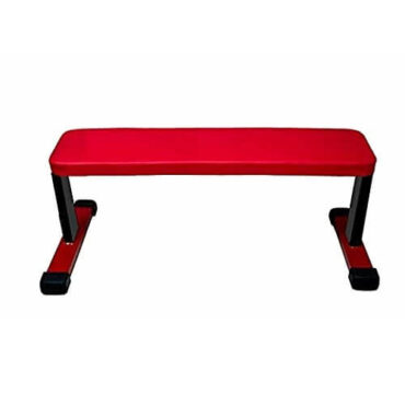 Bodyfit Flat Bench, Gym Bench, Flat Weight Bench for Home Gym, Fitness Bench for Home Gym Exercise, Heavy Duty Home Gym Bench for Multiple Workouts and Strength Training