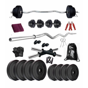 Bodyfit Home Gym Weight Lifting Dumbbells Exercise Set Combo (50kg-8kg)