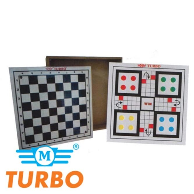 Turbo Chess And Ludo (Combo) Wooden