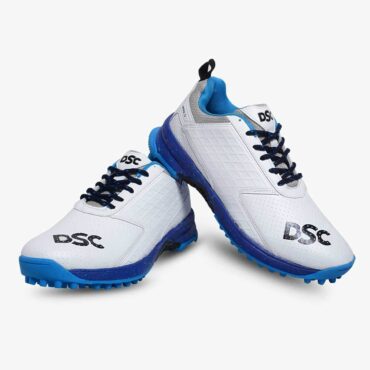 DSC Jaffa 22 Cricket Shoes (White/Blue)