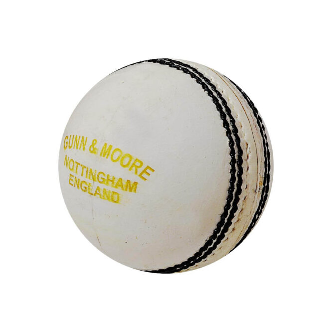GM Clubman Leather Cricket Ball (Red/White)
