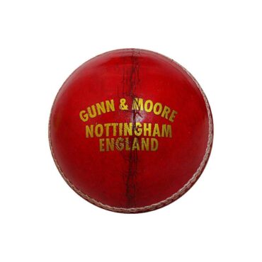 GM Clubman Leather Cricket Ball (Red/White)