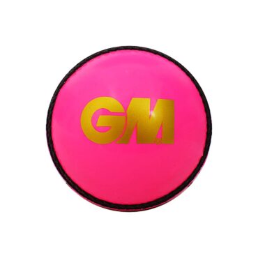 GM County Star Leather Cricket Ball (Pink/Red/White)
