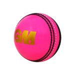 GM County Star Leather Cricket Ball (Pink/Red/White)