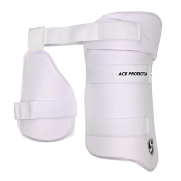 SG Combo Ace Protector Cricket Thigh Pad (White)