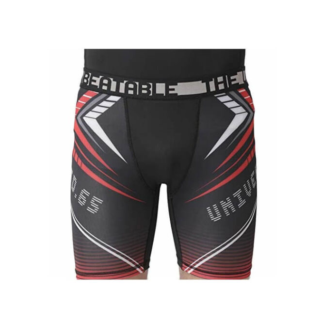 USI Razor Compression Fight Shorts-Red