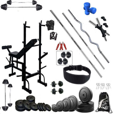 Bodyfit 70KG Exercise Fitness Sets 8in1 Bench Combo Home Gym Sets Kit