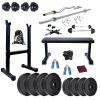 Bodyfit Weight Lifting Bench+ Biceps Stand Combo (20Kg-100Kg)