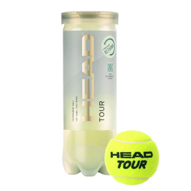 Head Tour Tennis Ball (1 Can-3 Balls)