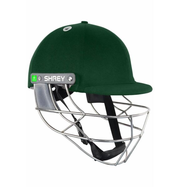 Shrey Koroyd Stainless Cricket Helmet Green