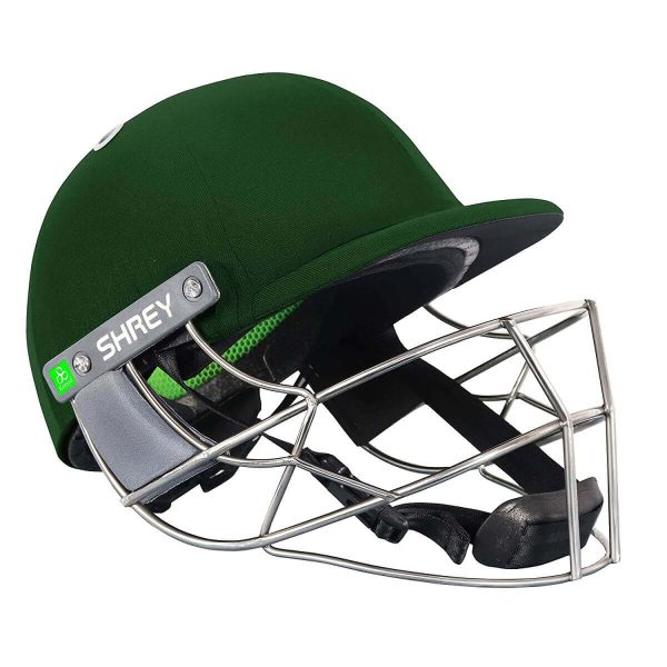Shrey Koroyd Stainless Cricket Helmet-Green