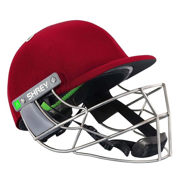 Shrey Koroyd Stainless Cricket Helmet-Maroon