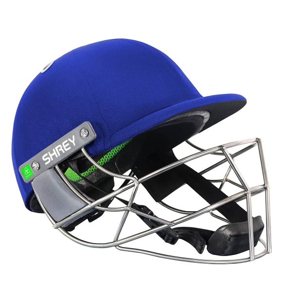 Shrey Koroyd Stainless Cricket Helmet-Royal Blue