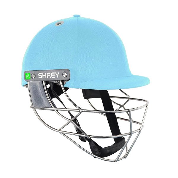 Shrey Koroyd Stainless Cricket Helmet Sky Blue