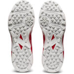 Asics Gel Peake Men's Cricket Shoes (White/Electric Red)